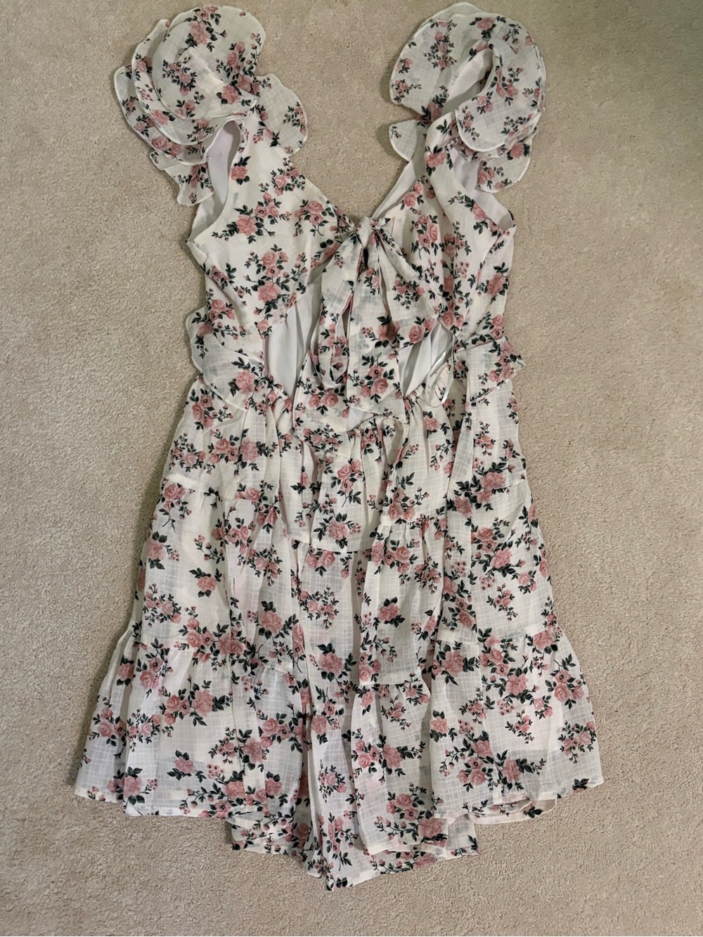 Floral Ruffle Sundress - Picture 2 of 2